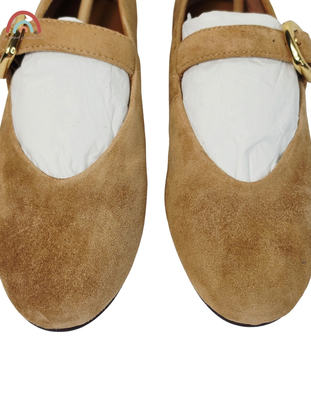 New! Madewell The Remy Mary Jane in Suede Dried Acorn 6 - Picture 8 of 16